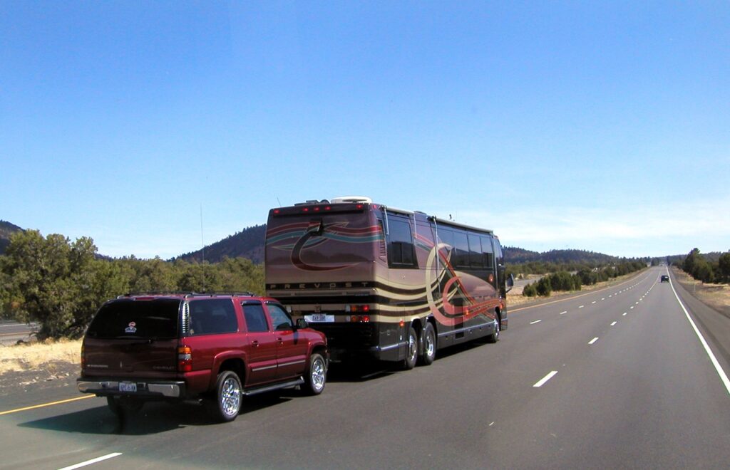 Towing a Car